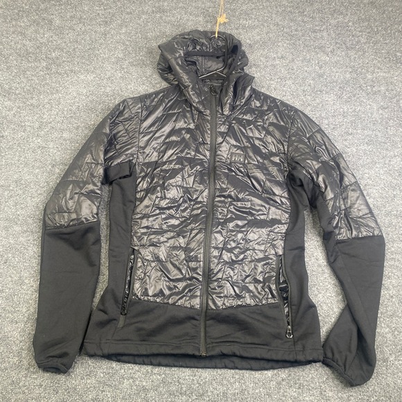 Helly Hansen Jackets & Blazers - Helly Hansen Lifaloft Hybrid Insulated Jacket Black Womens Small Hooded Zip Up